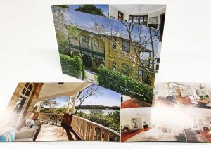 A4 landscape real estate brochures