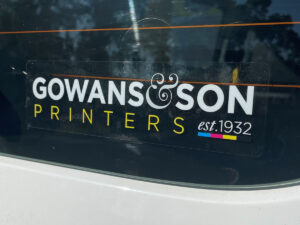 Clear Vinyl White Ink for Car Windscreen Stickers in Chipping Norton Sydney