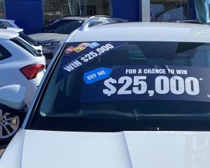 Windscreen Banners and Decals for Automotive Dealerships Printed in Chipping Norton Sydney